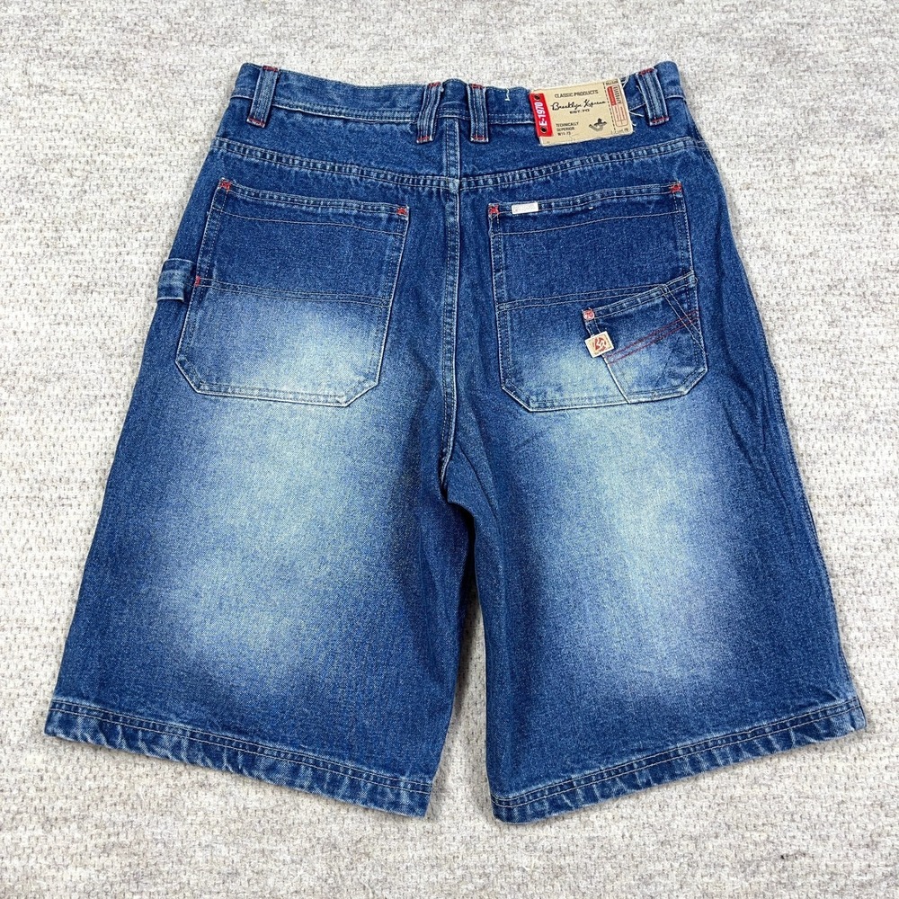 Vintage Y2K Brooklyn Xpress Carpenter Shorts Men‎ 34 Baggy Loose Fit Skate 2000s
